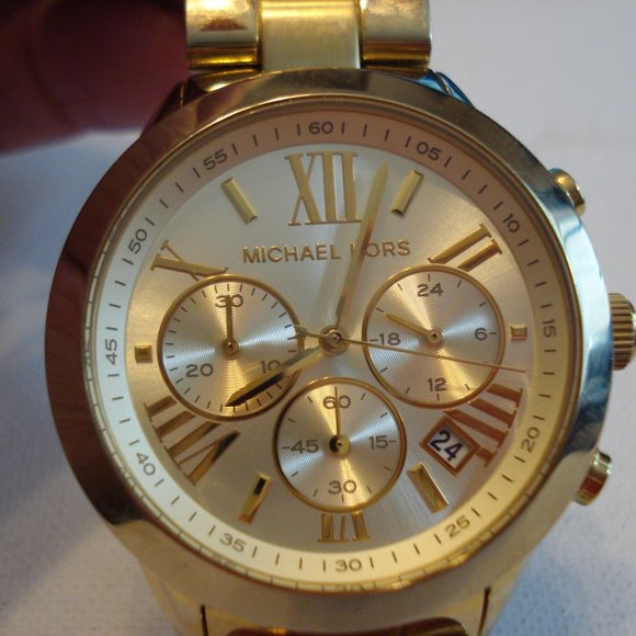 Michael Kors Accessories Mk5777 Ladies Michael Kors High End 3 Dials Diamond Watch